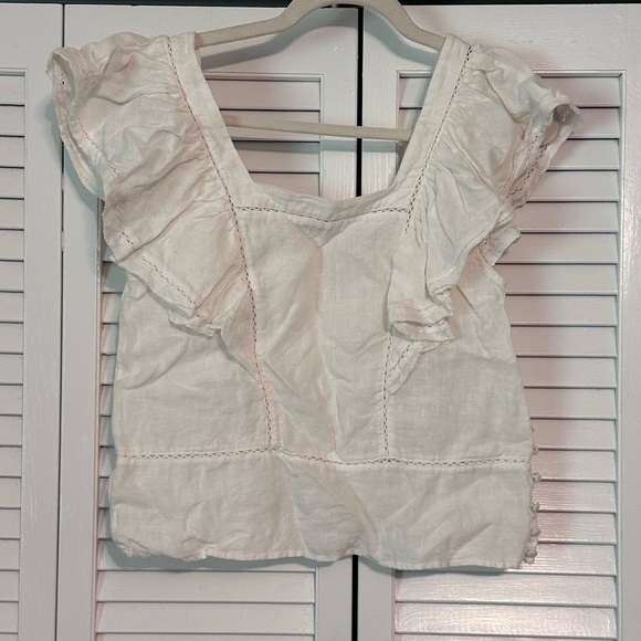 Faherty Linen Flutter Sleeve - Picture 3 of 5